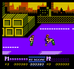 Double Dragon II - The Revenge (Japan) In game screenshot